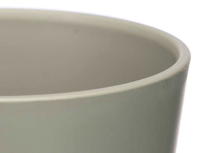 Leknes Vaso Cónico Gris 200 ml 7.8x9x7.8 cm (Set de 24)