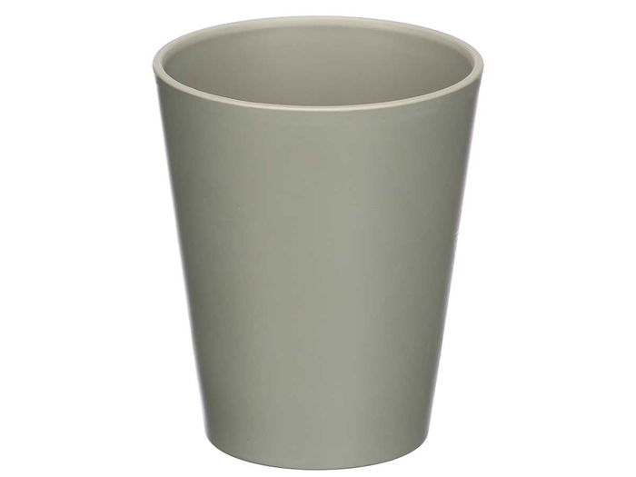 Leknes Vaso Cónico Gris 200 ml 7.8x9x7.8 cm (Set de 24)