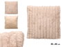 GIFTDECOR Cojín de Rayas Marrón 45x45cm (Pack de 12)