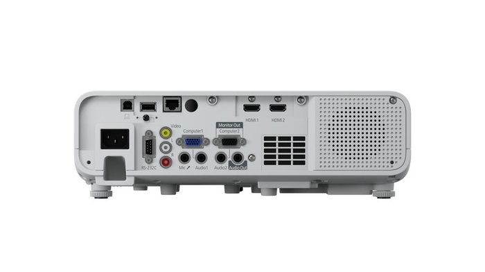 Epson V11HA69080 Proyector EB-L260F Blanco, 3LCD, Láser, Alta Luminosidad y Resolución WUXGA