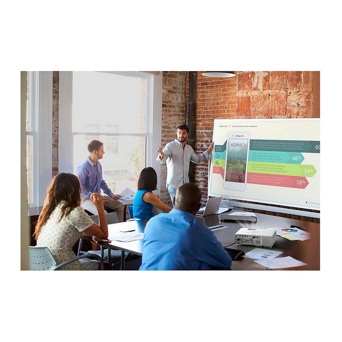 Epson EB-L260F Proyector FHD 1080p 3-LCD Laser 4600 Lúmenes HDMI VGA Blanco Epson EB-L260F Proyector FHD 1080p 3-LCD Laser 4600 Lúmenes HDMI VGA Blanco