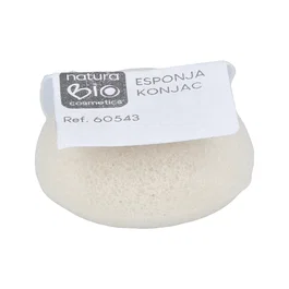 Naturabio Esponja Konjac 100% Natural para Cuidado Facial - Suave, Ideal Todo Tipo de Piel, Cero Plásticos