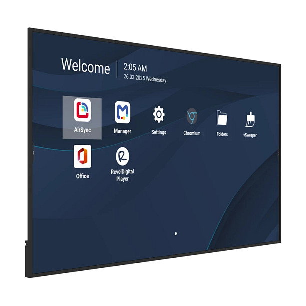 ViewSonic CDE8631-1C Pantalla Plan para Señalización Digital LCD 2,18 m (86") 4K Ultra HD 3840 x 2160 Pixeles 500 nits Brillo 16:9 HDMI USB-C LAN Android 14 24/7 ViewSonic CDE8631-1C Pantalla Plan para Señalización Digital LCD 2,18 m (86") 4K Ultra HD 3840 x 2160 Pixeles 500 nits Brillo 16:9 HDMI USB-C LAN Android 14 24/7