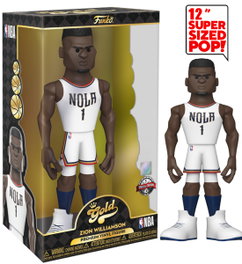 Funko POP! Gold NBA: Zion Williamson 12 pulg. Special Edition