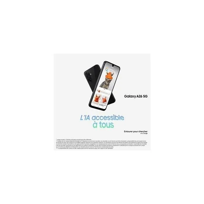 Samsung Galaxy A26 5G 128GB Negro