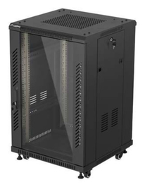 Lanberg FF01-6618-12B Rack o bastidor independiente 18U Negro
