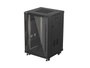 Lanberg FF01-6618-12B Rack o bastidor independiente 18U Negro