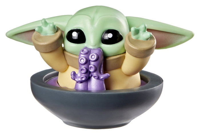 Hasbro Star Wars Minifiguras Grogu Snack Attack Serie 1 Expositor de 24 unidades Hasbro Star Wars Minifiguras Grogu Snack Attack Serie 1 Expositor de 24 unidades