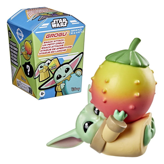 Hasbro Star Wars Minifiguras Grogu Snack Attack Serie 1 Expositor de 24 unidades Hasbro Star Wars Minifiguras Grogu Snack Attack Serie 1 Expositor de 24 unidades