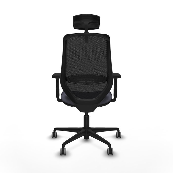 PIQUERAS Y CRESPO Silla de oficina Mardos con mecanismo Sincro/Traslack Gris oscuro y Negro