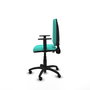 PIQUERAS Y CRESPO Silla de oficina Aýna color Turquesa con Brazos 1D