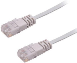 MicroConnect Cable de Red CAT6 U/UTP Plano 1m Gris