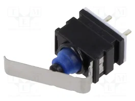 Aratas (Formerly Omron Components) Microconmutador SNAP ACTION D2GW-AL63D SPST-NO OFF-(ON) con palanca de punta inclinada
