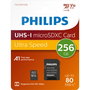 Philips MicroSDXC Card 256 GB Class 10 UHS-I U1 con adaptador