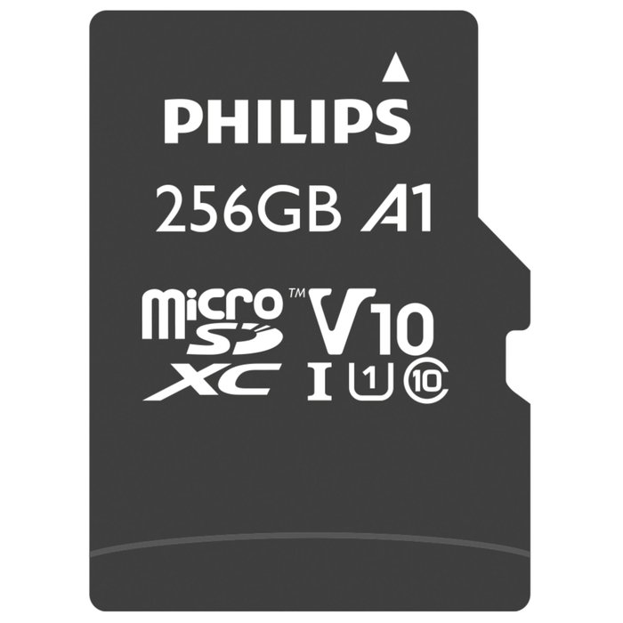 Philips MicroSDXC Card 256 GB Class 10 UHS-I U1 con adaptador Philips MicroSDXC Card 256 GB Class 10 UHS-I U1 con adaptador