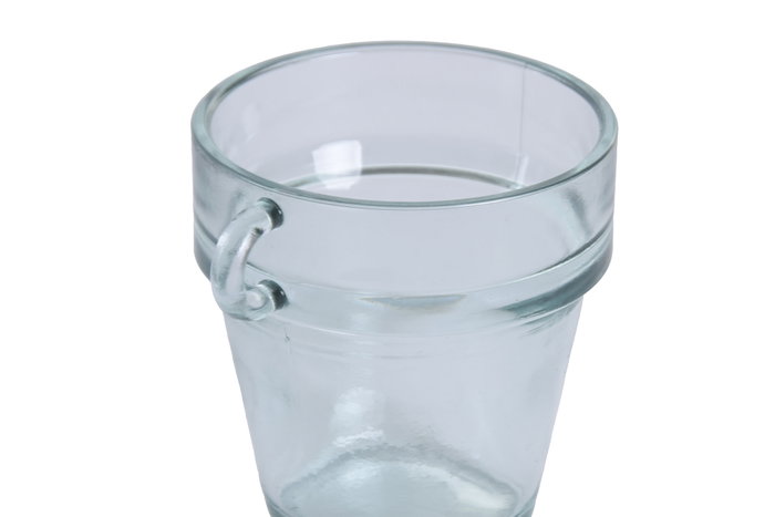 DKD Home Decor Taza de Café de Vidrio Reciclado Transparente, Pack de 6