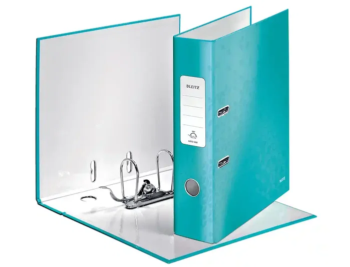 LEITZ WOW Archivador de palanca A4 180º 80mm Turquesa Metalizado LEITZ WOW Archivador de palanca A4 180º 80mm Turquesa Metalizado