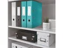 LEITZ WOW Archivador de palanca A4 180º 80mm Turquesa Metalizado
