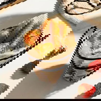 My Bar Cesta Para Servir Con Asas 13 cm x 11 cm x 9.8 cm (24 Unidades)