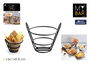 My Bar Cesta Para Servir Con Asas 13 cm x 11 cm x 9.8 cm (24 Unidades)
