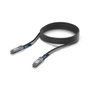 Ubiquiti UACC-DAC-QSFP28-3M Cable de conexión directa QSFP28 a QSFP28 de 100 Gbps, 3 m, Negro