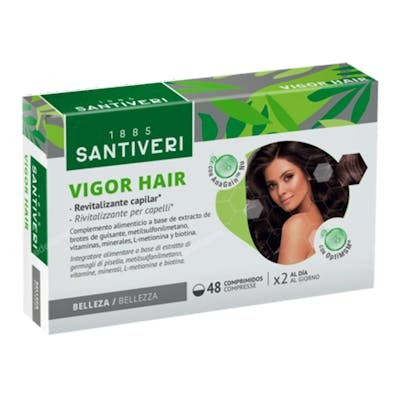 Vigor Hair Revitalizante Capilar 48 Cápsulas. Cabello Normal, Óptimo Crecimiento. Con Biotina, Zinc y Cobre. Apto Veganos. Vigor Hair Revitalizante Capilar 48 Cápsulas. Cabello Normal, Óptimo Crecimiento. Con Biotina, Zinc y Cobre. Apto Veganos.