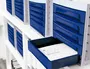 Archivo 2000 Fichero 6 Cajones Azul Opaco 305x370x215 mm Bandeja Superior Organizadora