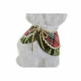 DKD Home Decor Figura de Gatito Blanco en Poliéster y Porexpan