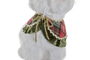 DKD Home Decor Figura Navidad Alpina Blanco Poliester Porexpan 10 x 20 x 19 cm