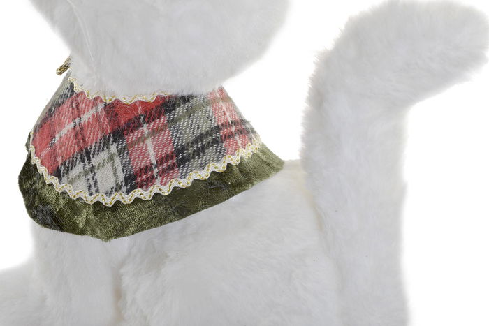 DKD Home Decor Figura Navidad Alpina Blanco Poliester Porexpan 10 x 20 x 19 cm