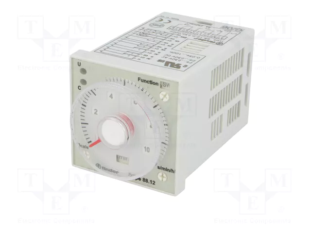 FINDER Relé de tiempo Serie 88, DPDT, 24-230V AC/DC FINDER Relé de tiempo Serie 88, DPDT, 24-230V AC/DC