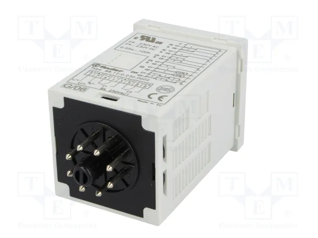 FINDER Relé de tiempo Serie 88, DPDT, 24-230V AC/DC FINDER Relé de tiempo Serie 88, DPDT, 24-230V AC/DC