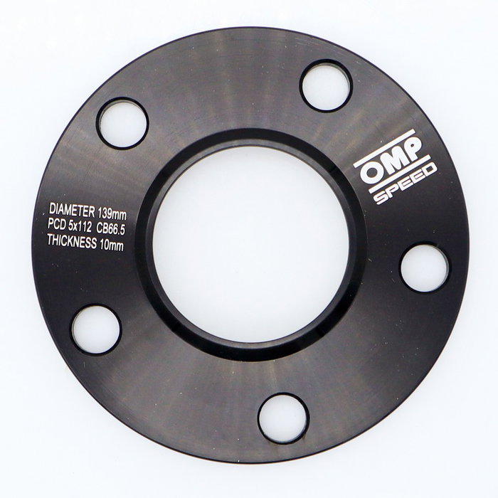 Omp Separadores Doble Centraje OMPS09161001 Ancho 10mm PCD 5x112 CB 66.5 Tornillo M12x1.5 Conico