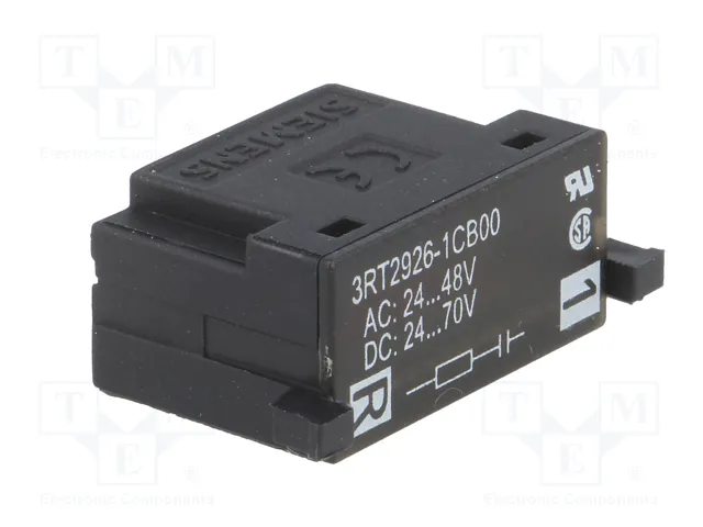 SIEMENS 3RT2926-1CB00 Limitador de sobretensiones con filtro RC, Medida S0 SIEMENS 3RT2926-1CB00 Limitador de sobretensiones con filtro RC, Medida S0