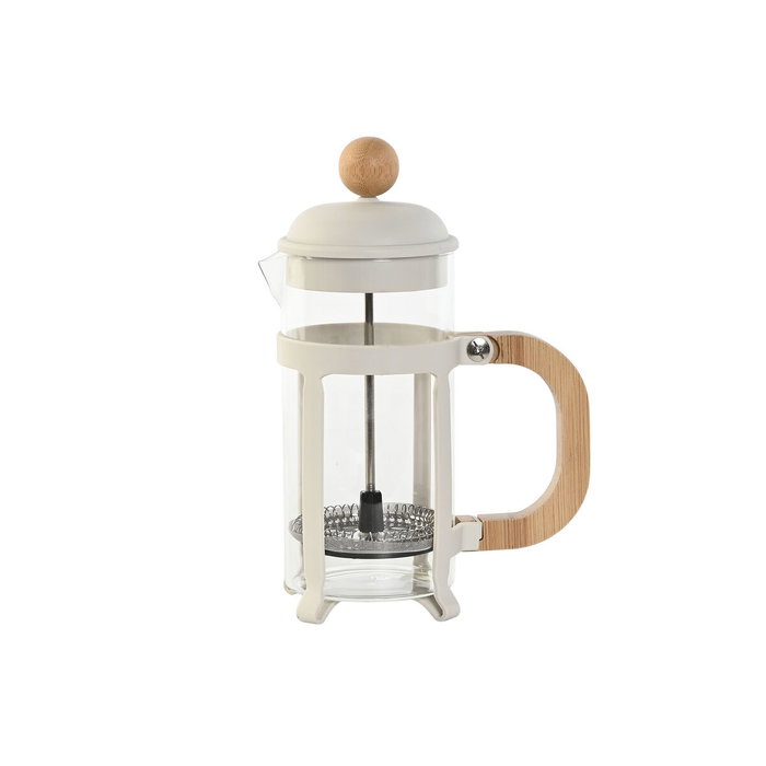 DKD Home Decor Cafetera Basicos Blanco Natural 350ml DKD Home Decor Cafetera Basicos Blanco Natural 350ml