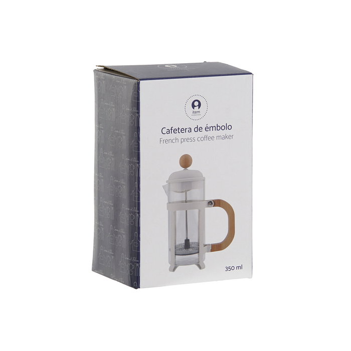 DKD Home Decor Cafetera Basicos Blanco Natural 350ml DKD Home Decor Cafetera Basicos Blanco Natural 350ml