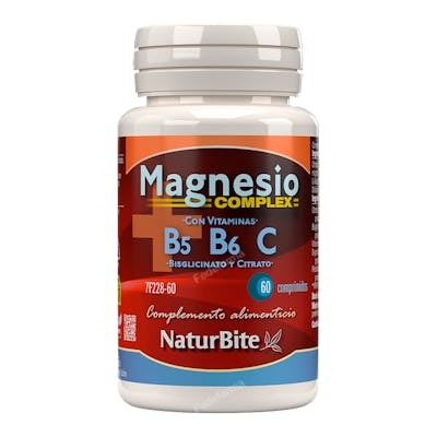 VITAMEAL Magnesio Complex Con Vitamina B5, B6 y C 60 Comprimidos