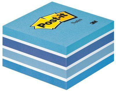 Post-It Cubo de Notas Multicolor 5x90 Hojas 76x76 Tonos Azul Pastel Post-It Cubo de Notas Multicolor 5x90 Hojas 76x76 Tonos Azul Pastel