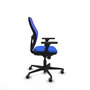 PIQUERAS Y CRESPO Silla de oficina Jorquera Azul con mecanismo Sincro y Brazos 3D