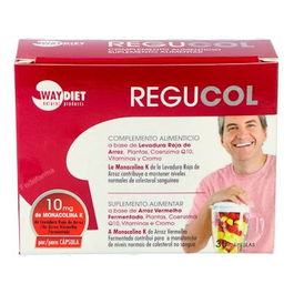 WAYDIET NATURAL PRODUCTS Regucol 30 Cap. Suplemento para niveles normales de colesterol