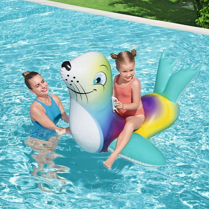 Bestway Figura Hinchable Foca con Asas 157x114 cm +3 Años Playa y Piscina 41479 Bestway Figura Hinchable Foca con Asas 157x114 cm +3 Años Playa y Piscina 41479