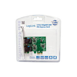 LogiLink Tarjeta de red PCI-Express con 2 puertos Gigabit LAN LogiLink Tarjeta de red PCI-Express con 2 puertos Gigabit LAN