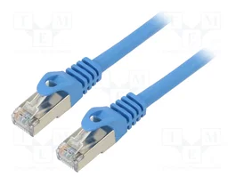 LANBERG Patch cord Cat 6 F/UTP 10m azul RJ45