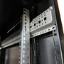 Phasak Armario rack mural 19 pulg 15U 600x600 negro con ventilación y luz azul