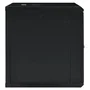 Phasak Armario rack mural 19 pulg 15U 600x600 negro con ventilación y luz azul