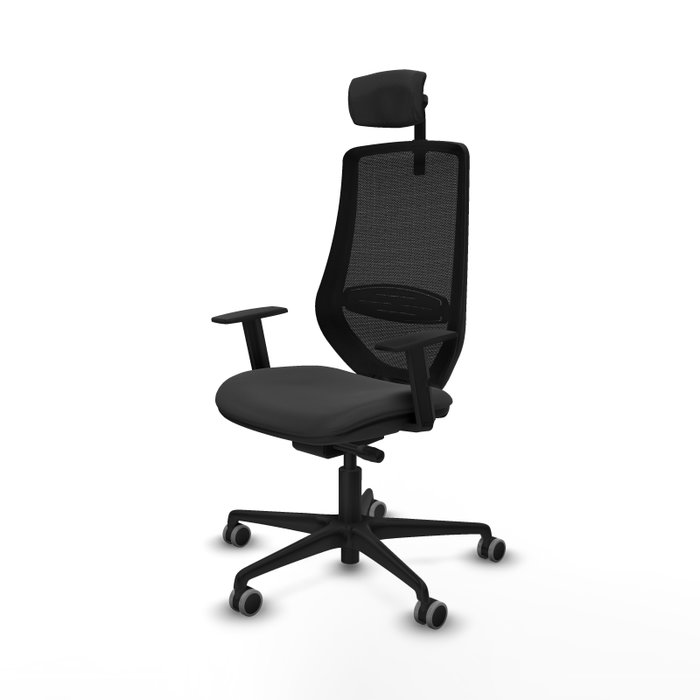 PIQUERAS Y CRESPO Silla de oficina Mardos con mecanismo Sincro/Traslack, Gris oscuro y Negro PIQUERAS Y CRESPO Silla de oficina Mardos con mecanismo Sincro/Traslack, Gris oscuro y Negro