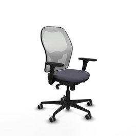 PIQUERAS Y CRESPO Silla de oficina Jorquera Gris y Blanca