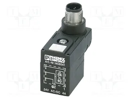 PHOENIX CONTACT Adaptador M12 macho con conector para válvula formato B, 3 pines