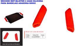WECOOK Repuesto de 2 Asas de Silicona para Bandejas Asadora