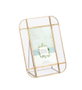 DKD Home Decor Marco de Fotos 13x18 Metal y Cristal Dorado